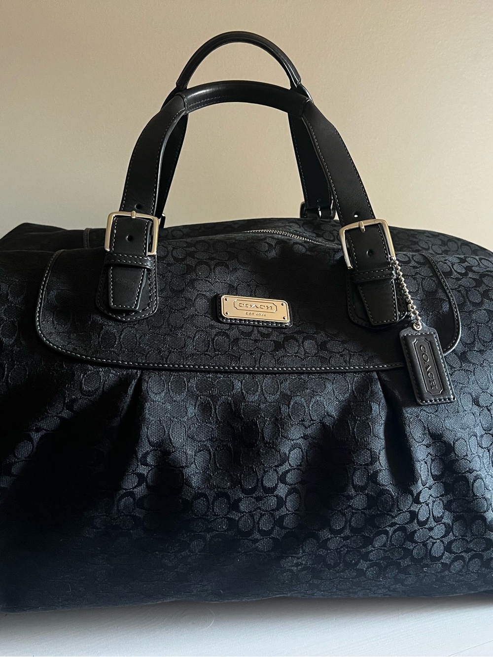 Coach Voyage Signature Cabin Duffle Bag - 2010